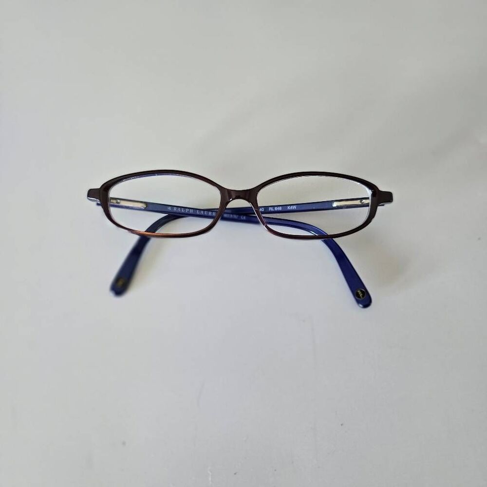 Ralph Lauren 140 rl648 k4w glasses Black Blue Oval Shape